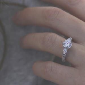 Edwardian Hand Engraved Forever One RingRing