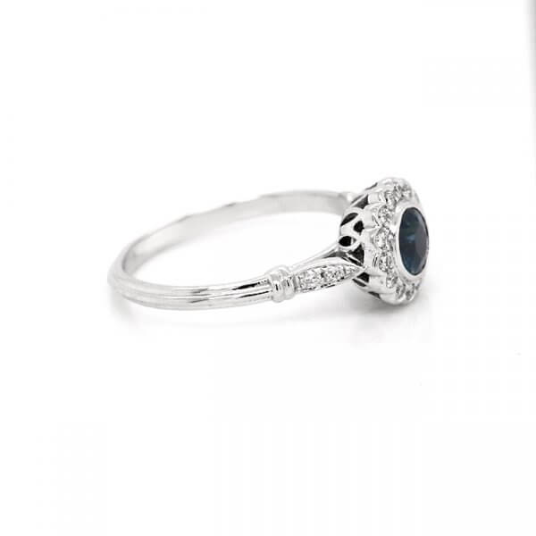 Floral Sapphire Ring OroSpot R2001ven