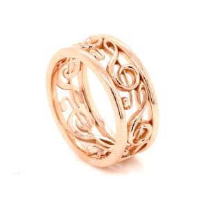 Music lovers wedding ring OroSpot
