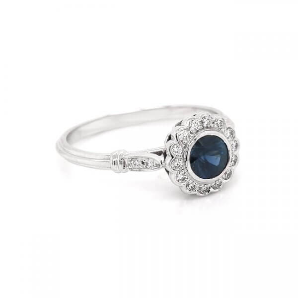 Vintage Sapphire Proposal Ring