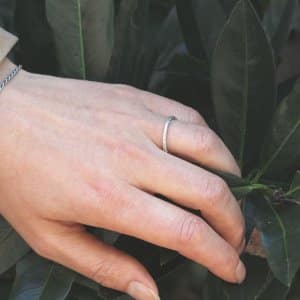 Art Deco vintage skinny band