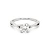 Braided Modern Moissanite Engagement Ring