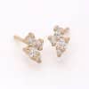 Diamond Cluster Stud Earrings OroSpot