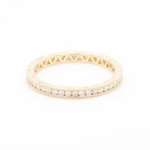 Diamond-channel-vintage-stackable-band-OroSpot