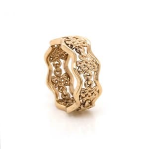 Enless Love Knot Wedding Band