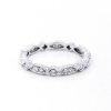 Hexagon Vintage Diamond Eternity Ring