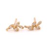 Leaf Diamond Studs Earrings