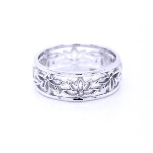 lotus flower Buddha awakening symbol ring