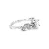 Nature leaves Moissanite engagement ring by OroSpot