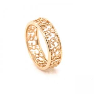 OM AUM Hindu spiritual symbol wedding band