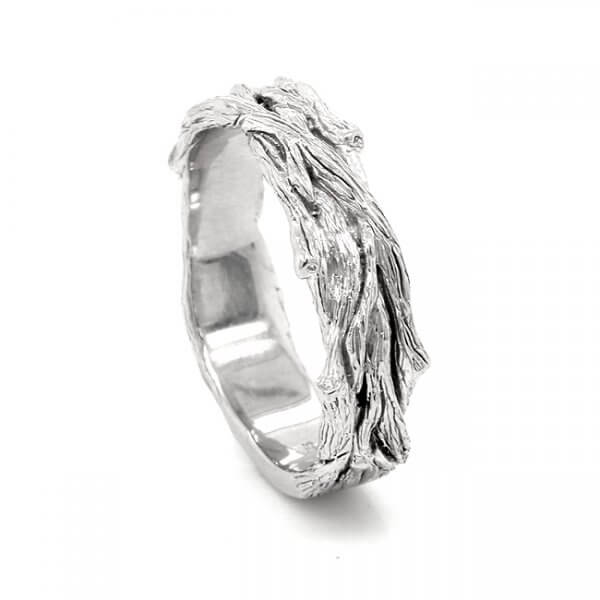 Organic Twig Men's Wedding RIng by OroSpot