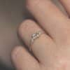 Skinny diamond contemporary promise ring OroSpot