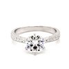 Solitaire Vintage moissanite ring