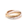 Tri Color Rolling rings gold