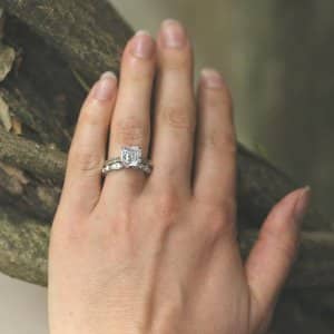 Unique Hand Engraved Wheat Ring OroSpot