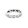 Vintage hand Engraved Diamond Eternity Wedding Ring