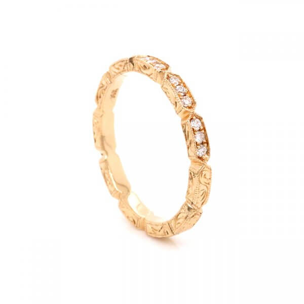 antique diamond wedding band OroSpot