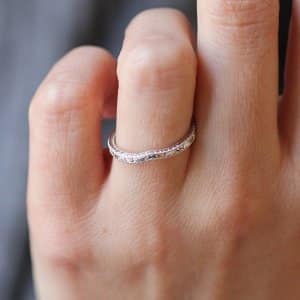 engraved ring guard by OroSpot