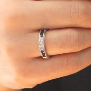 Antique sapphire and diamond band OroSpot