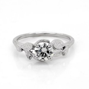 Diamond Nature Inspired Engagement Ring