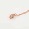 3D Acorn charm pendant 14k gold OroSpot