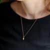 Acorn solid gold good luck charm OroSpot