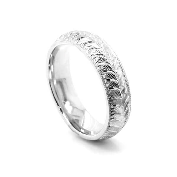 Hand-engraved-wedding-ring-for-men-by-OroSpot