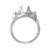 Antique Semi Mount for 3 stones