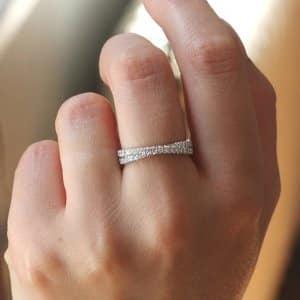 Cross over diamond band OroSpot