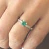 Green Emerald Ring OroSpot