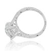 3ct Antique platinum ring