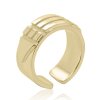 Atlantis gold wedding band