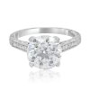 Old European Cut Moissanite Ring