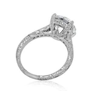 Solitaire antique diamond engagement ring OroSpot - Chicago