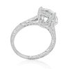 hand engraved solitaire engagement ring