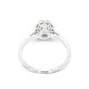 Antique Bezel Set Moissanite Engagement Ring OroSpot