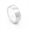 Men's hand Engraved Domed Wedding Ring