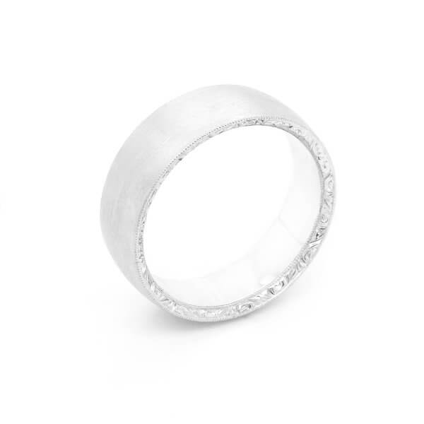 Vintage Carved-Wedding-Band