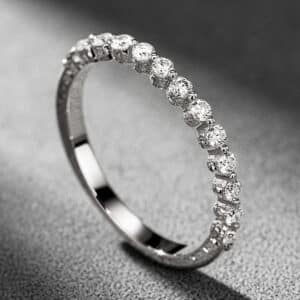 engraved skinny diamond band antique style pave diamonds orospot