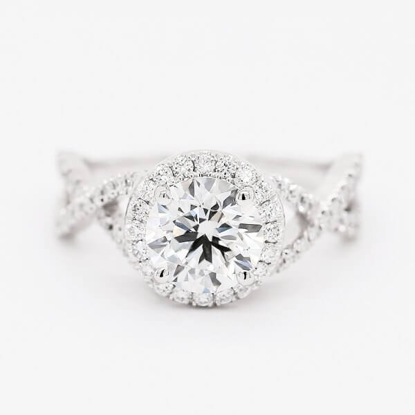 2ct Moissanite Engagement Ring