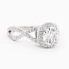 Intertwined Moissanite Engagement Ring