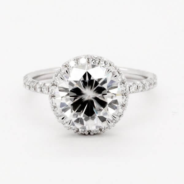 3Ct Moissanite Engagement Ring