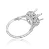 Bubble sphere diamond semi mount