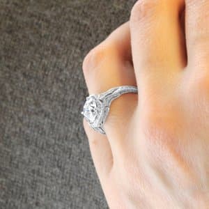 2ct Diamond vintage ring OroSpot