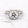 Fleur De Lis Vintage Halo ring