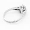 Aold style engraved ring six prongs