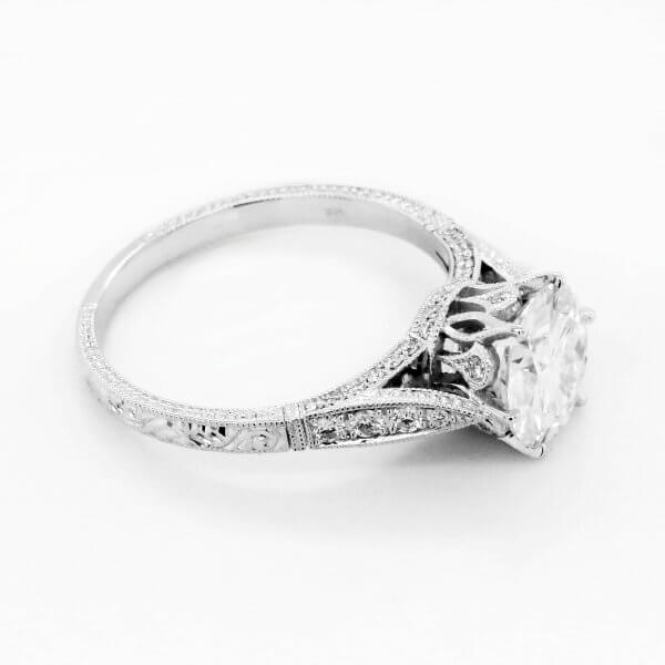 Cathedral Antique Engagement Ring