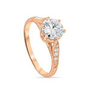 Antique 2ct diamond engagement ring