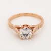 Rose gold vintage ring