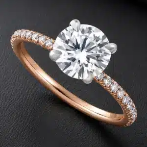 dainty 1.5ct lab diamond engagement ring